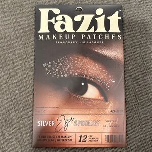 Fazit Eye Makeup Patches - Silver Eye Speckles - 12 patches - BRAND NEW!  beauty